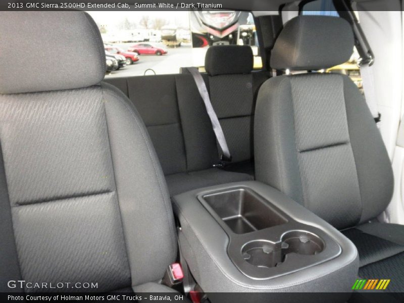 Summit White / Dark Titanium 2013 GMC Sierra 2500HD Extended Cab