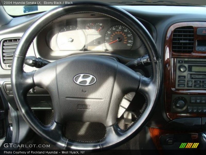 Ebony Black / Black 2004 Hyundai Sonata LX