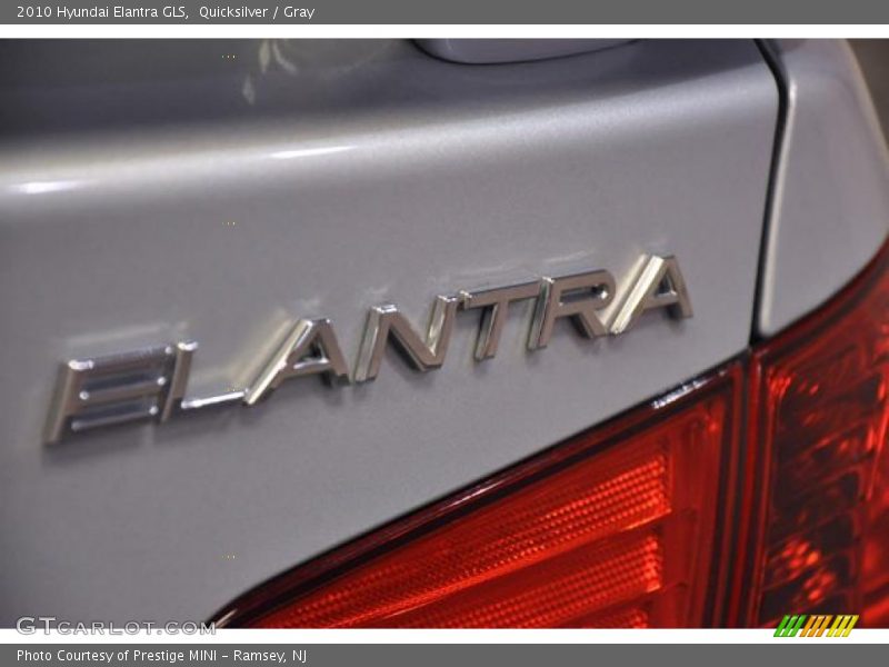 Quicksilver / Gray 2010 Hyundai Elantra GLS