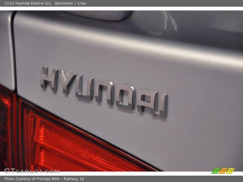 Quicksilver / Gray 2010 Hyundai Elantra GLS