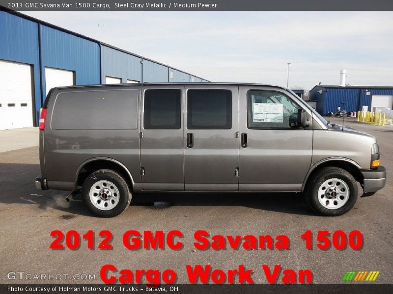 Steel Gray Metallic / Medium Pewter 2013 GMC Savana Van 1500 Cargo