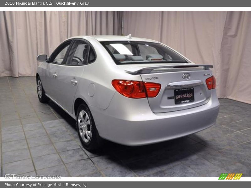 Quicksilver / Gray 2010 Hyundai Elantra GLS