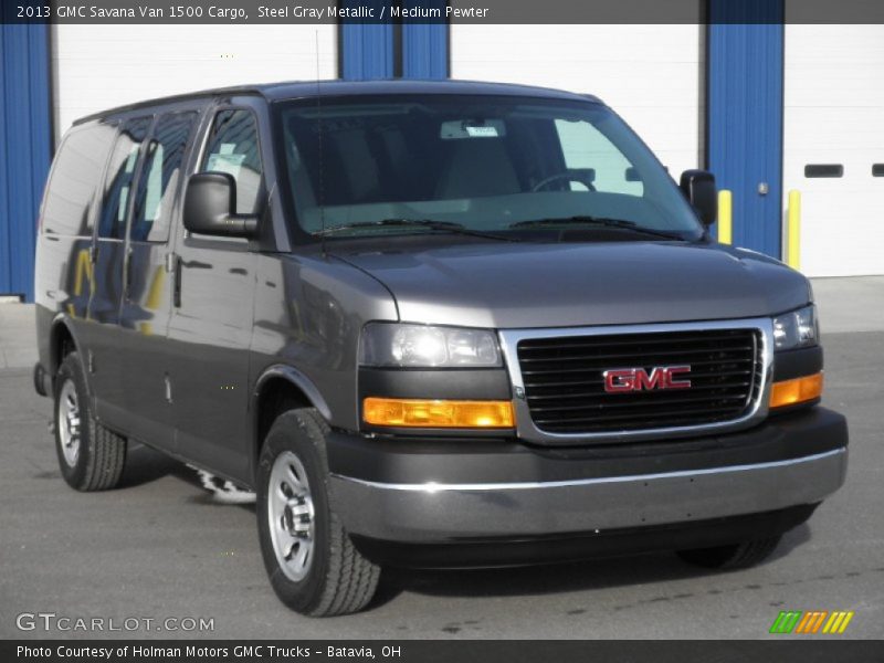 Steel Gray Metallic / Medium Pewter 2013 GMC Savana Van 1500 Cargo
