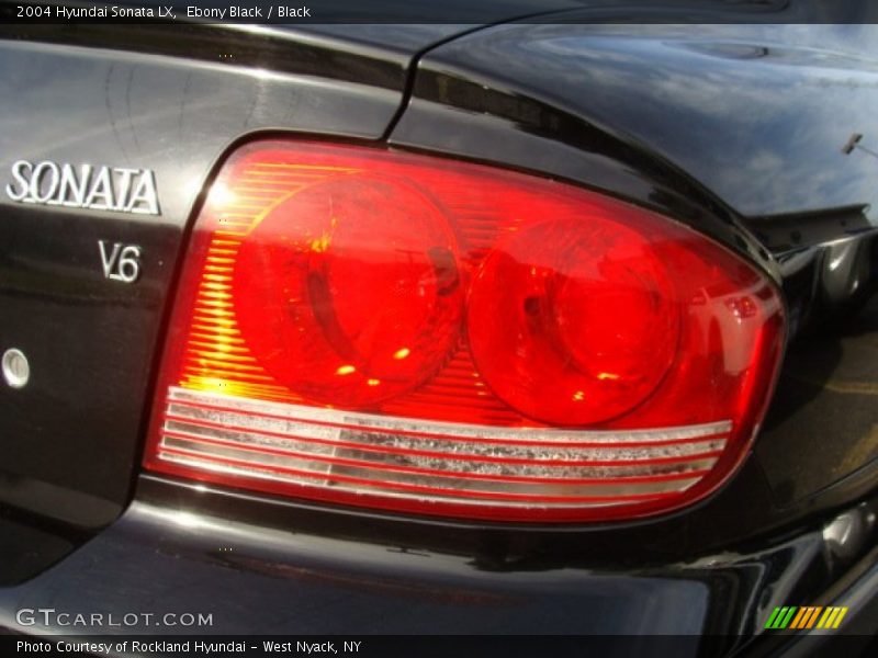 Ebony Black / Black 2004 Hyundai Sonata LX