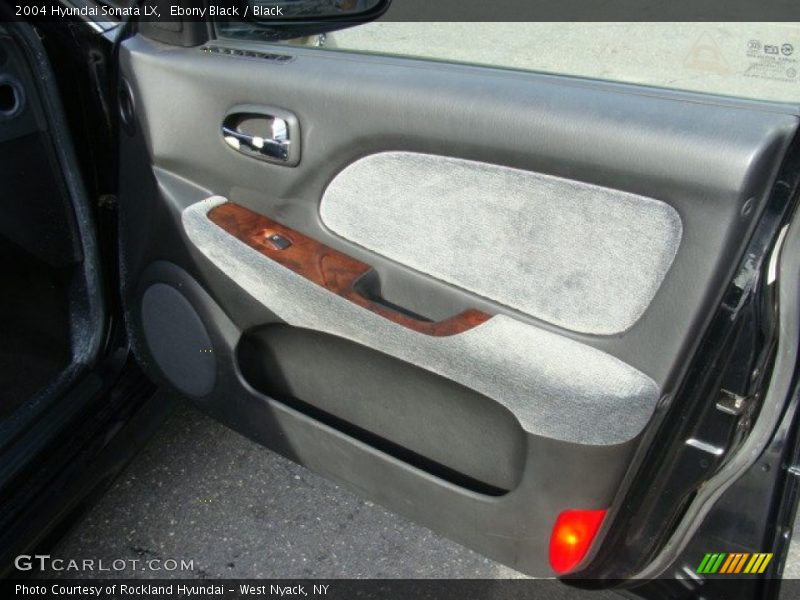 Ebony Black / Black 2004 Hyundai Sonata LX