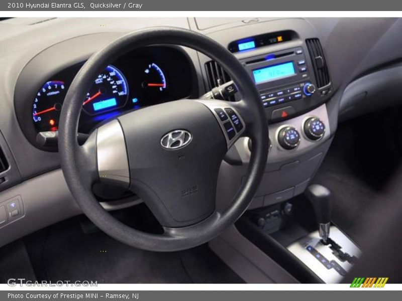 Quicksilver / Gray 2010 Hyundai Elantra GLS