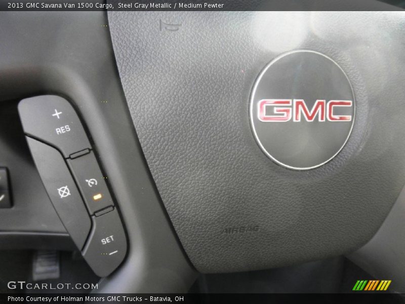 Steel Gray Metallic / Medium Pewter 2013 GMC Savana Van 1500 Cargo