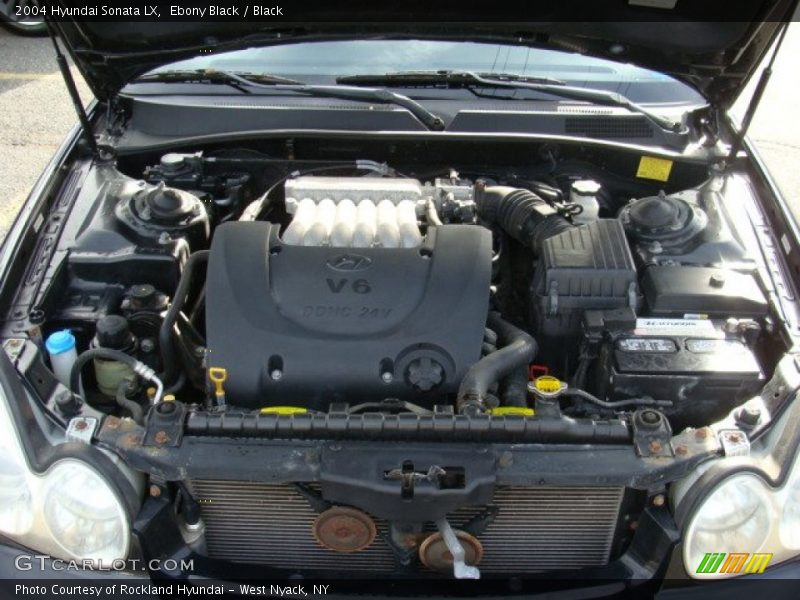 Ebony Black / Black 2004 Hyundai Sonata LX