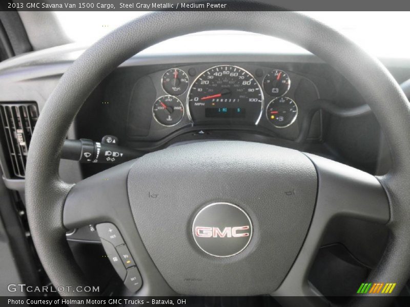 Steel Gray Metallic / Medium Pewter 2013 GMC Savana Van 1500 Cargo