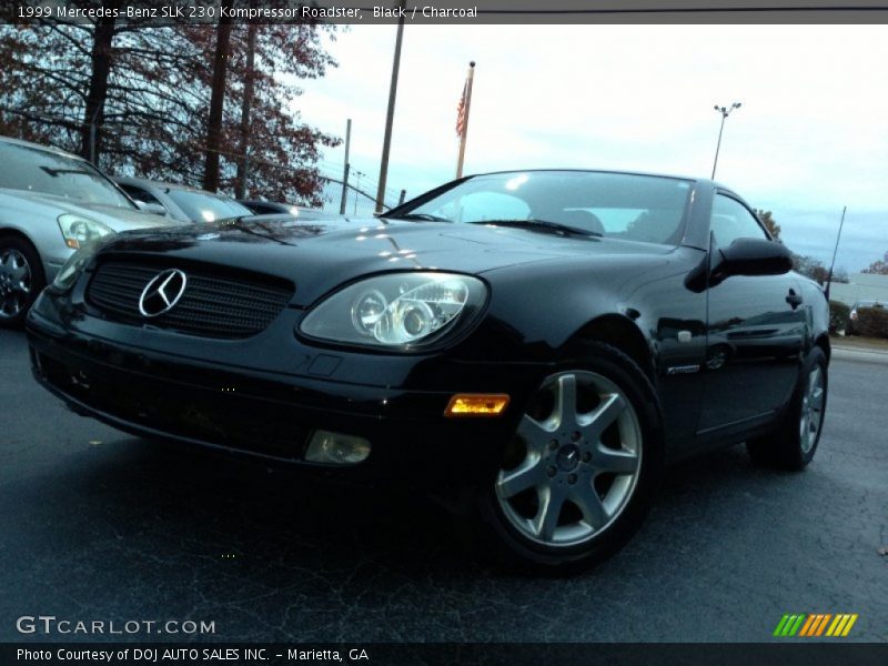 Black / Charcoal 1999 Mercedes-Benz SLK 230 Kompressor Roadster