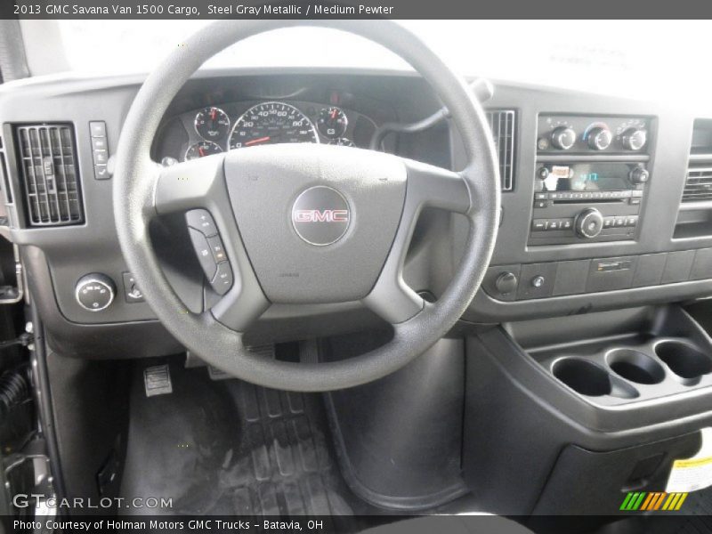 Steel Gray Metallic / Medium Pewter 2013 GMC Savana Van 1500 Cargo