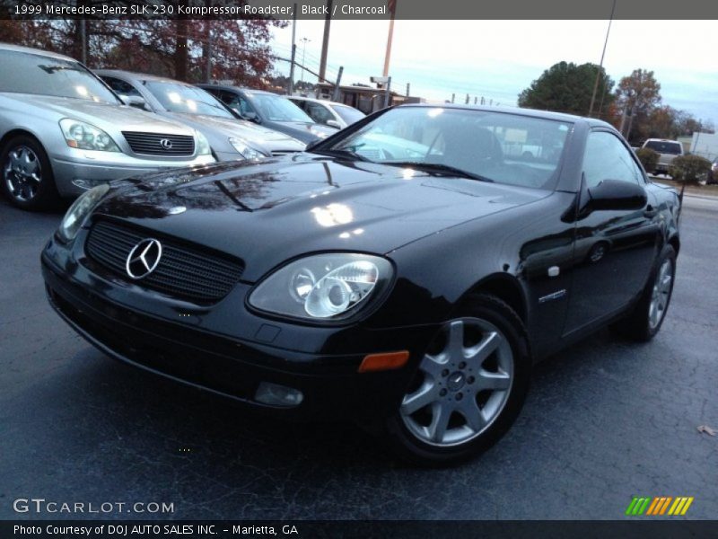 Black / Charcoal 1999 Mercedes-Benz SLK 230 Kompressor Roadster