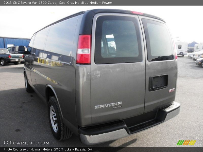 Steel Gray Metallic / Medium Pewter 2013 GMC Savana Van 1500 Cargo