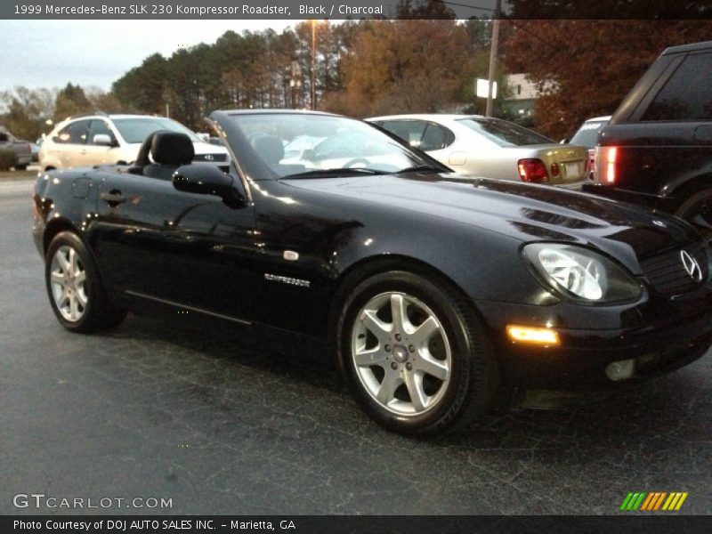 Black / Charcoal 1999 Mercedes-Benz SLK 230 Kompressor Roadster