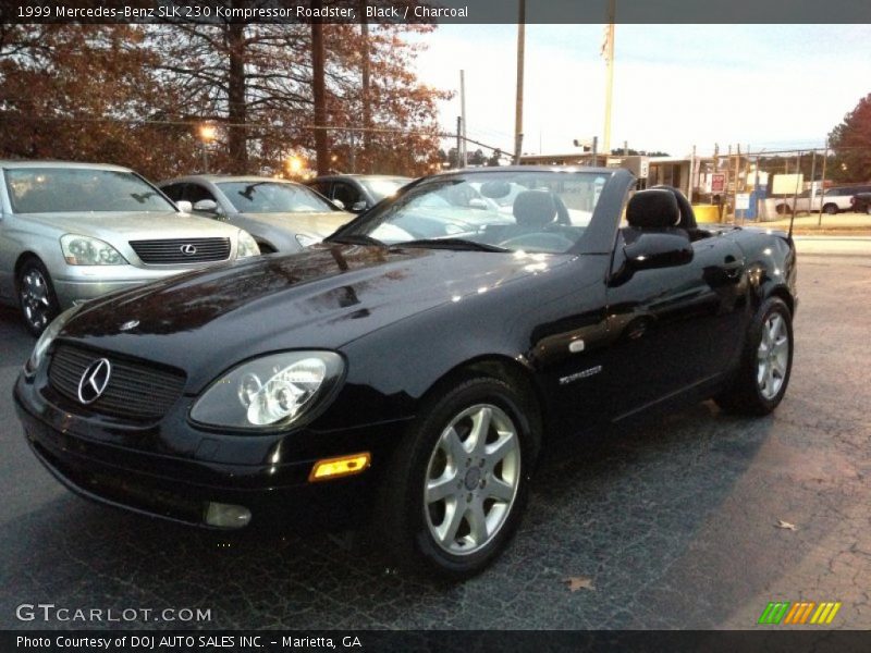 Black / Charcoal 1999 Mercedes-Benz SLK 230 Kompressor Roadster