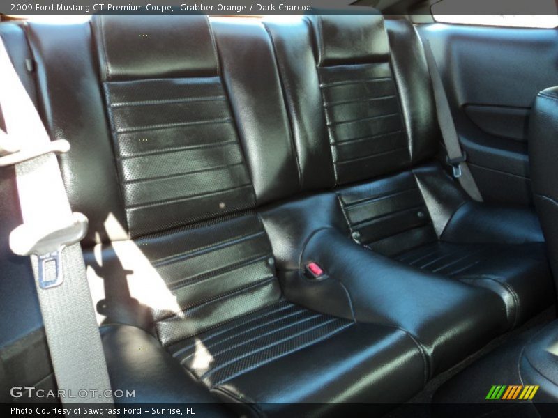 Rear Seat of 2009 Mustang GT Premium Coupe