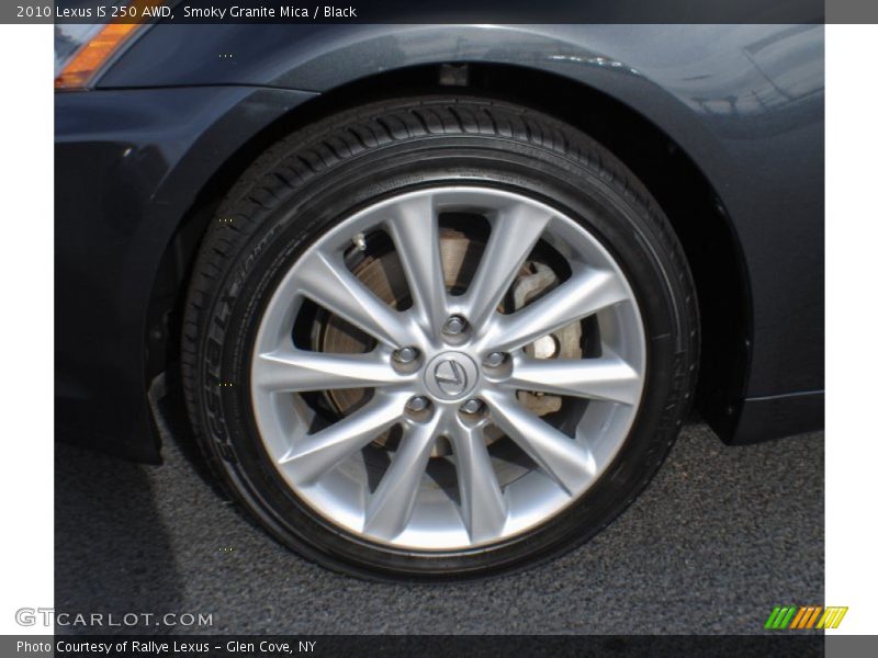 Smoky Granite Mica / Black 2010 Lexus IS 250 AWD