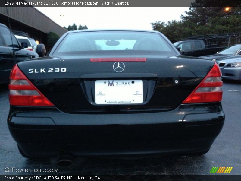 Black / Charcoal 1999 Mercedes-Benz SLK 230 Kompressor Roadster