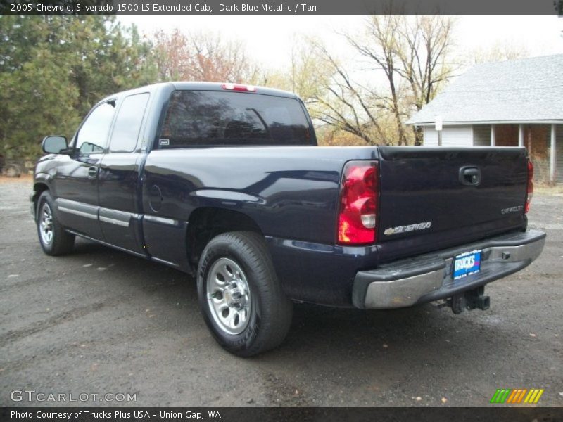 Dark Blue Metallic / Tan 2005 Chevrolet Silverado 1500 LS Extended Cab