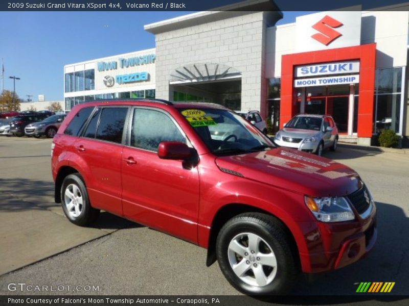 Volcano Red / Black 2009 Suzuki Grand Vitara XSport 4x4