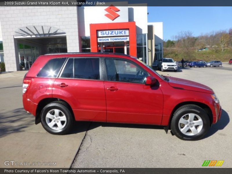 Volcano Red / Black 2009 Suzuki Grand Vitara XSport 4x4