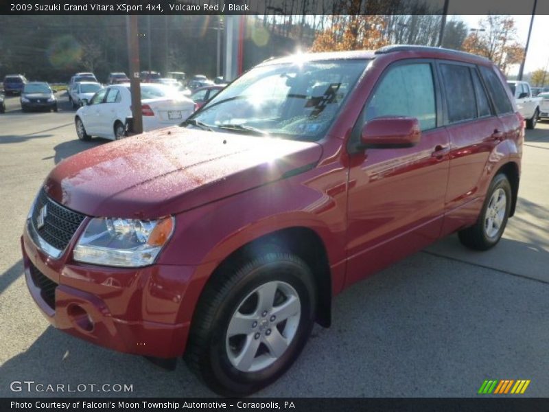 Volcano Red / Black 2009 Suzuki Grand Vitara XSport 4x4