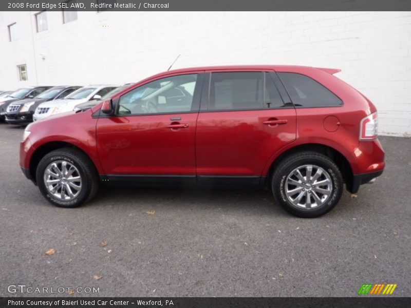Redfire Metallic / Charcoal 2008 Ford Edge SEL AWD