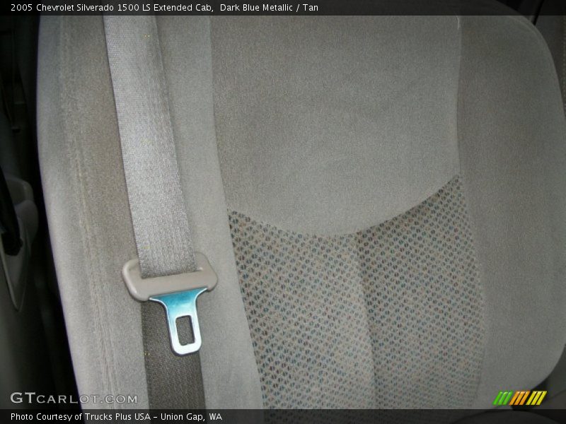 Dark Blue Metallic / Tan 2005 Chevrolet Silverado 1500 LS Extended Cab