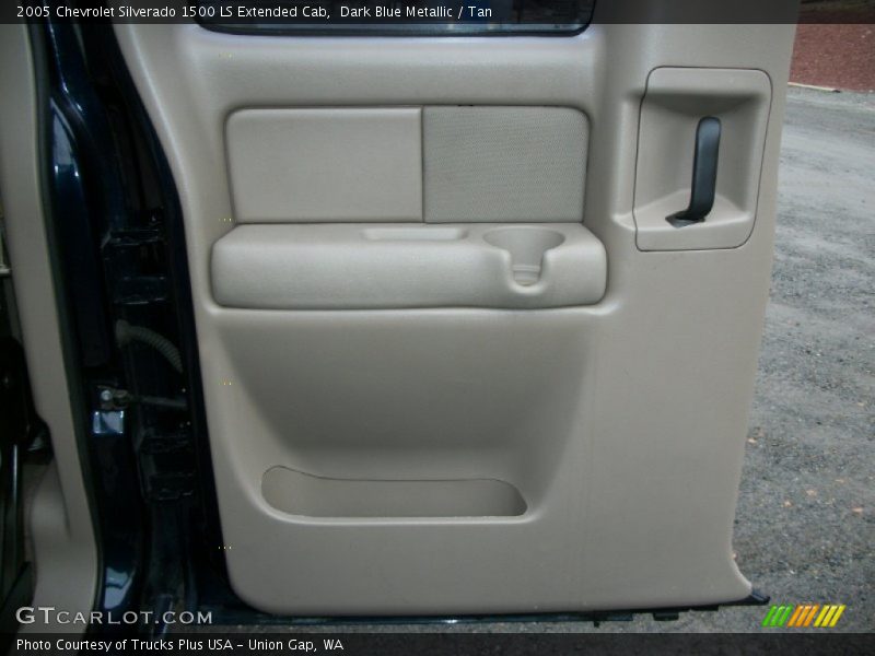 Dark Blue Metallic / Tan 2005 Chevrolet Silverado 1500 LS Extended Cab