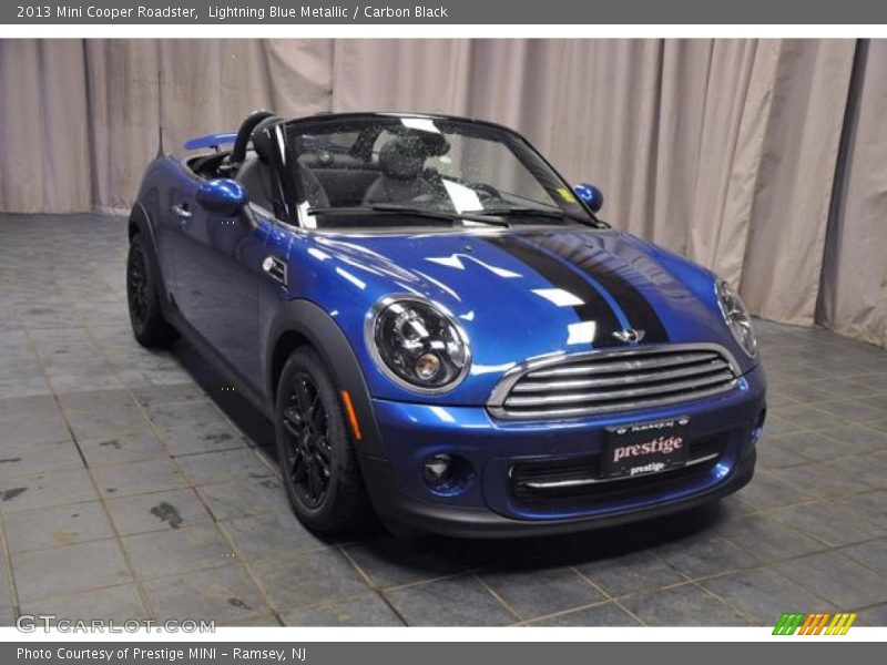 Lightning Blue Metallic / Carbon Black 2013 Mini Cooper Roadster