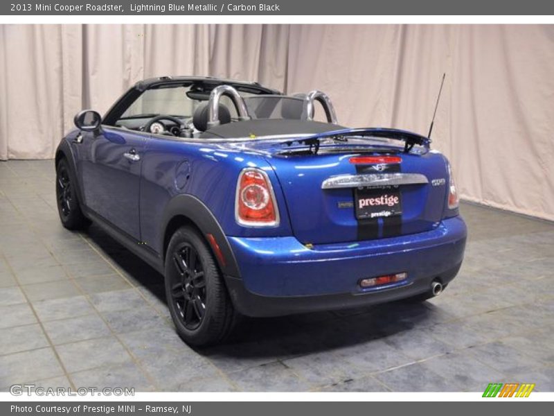 Lightning Blue Metallic / Carbon Black 2013 Mini Cooper Roadster