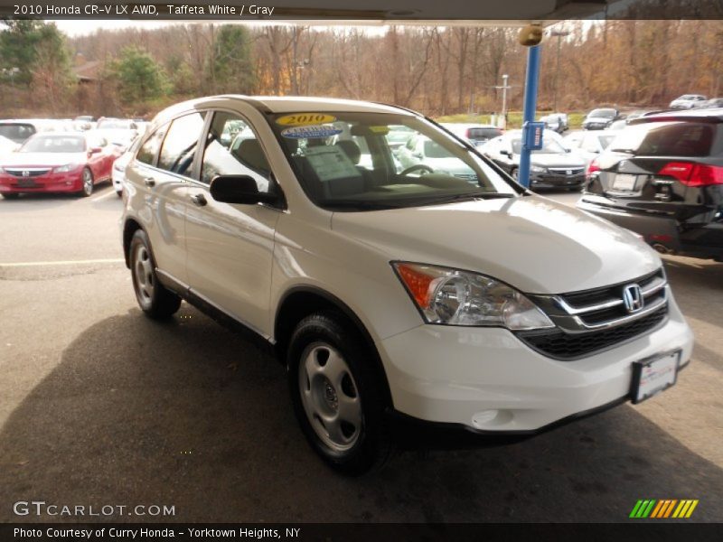 Taffeta White / Gray 2010 Honda CR-V LX AWD