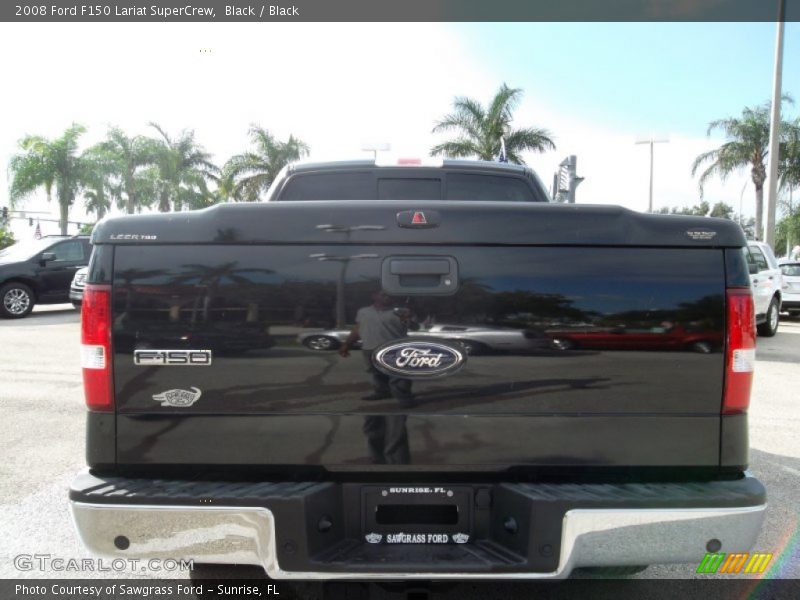 Black / Black 2008 Ford F150 Lariat SuperCrew