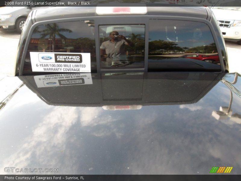 Black / Black 2008 Ford F150 Lariat SuperCrew
