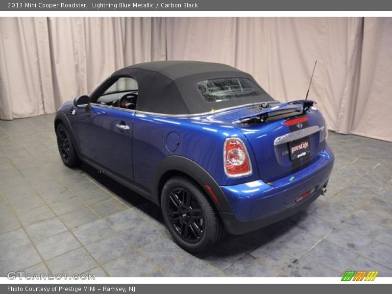 Lightning Blue Metallic / Carbon Black 2013 Mini Cooper Roadster