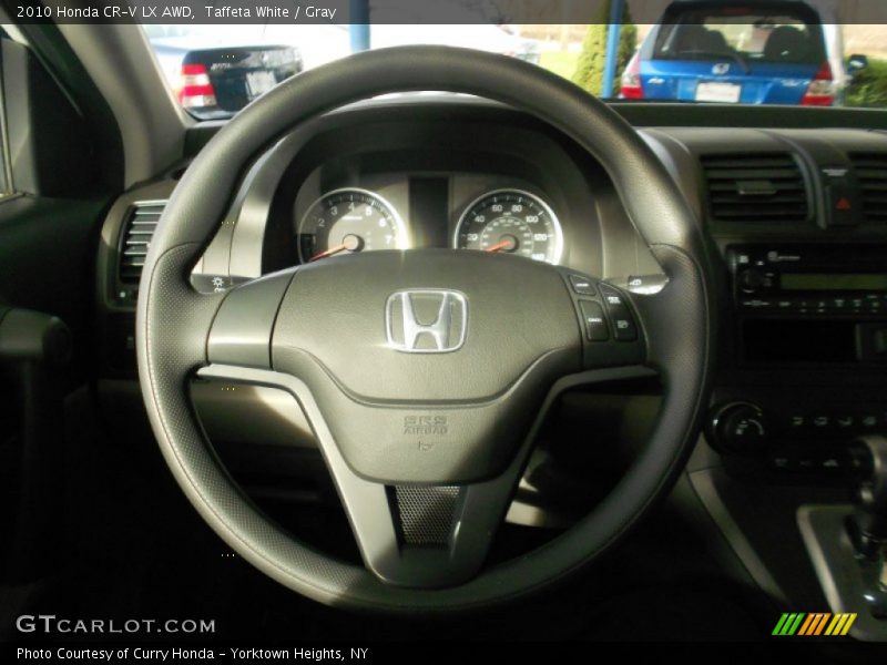 Taffeta White / Gray 2010 Honda CR-V LX AWD