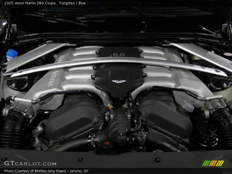 Tungsten / Blue 2005 Aston Martin DB9 Coupe