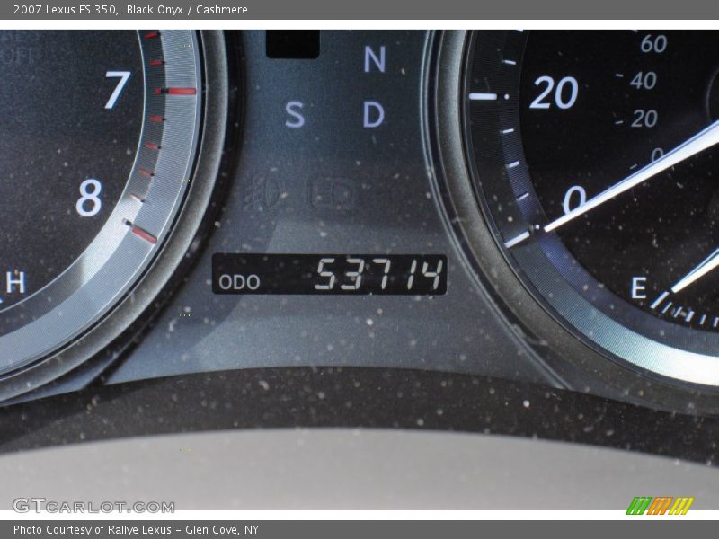 Black Onyx / Cashmere 2007 Lexus ES 350