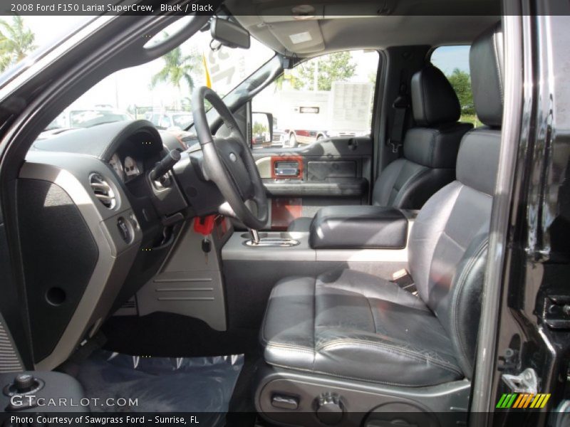Front Seat of 2008 F150 Lariat SuperCrew
