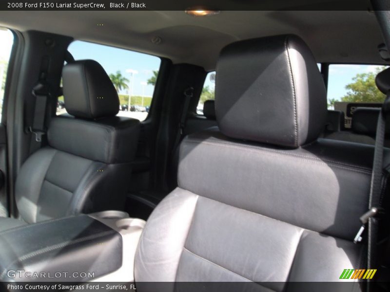 Black / Black 2008 Ford F150 Lariat SuperCrew