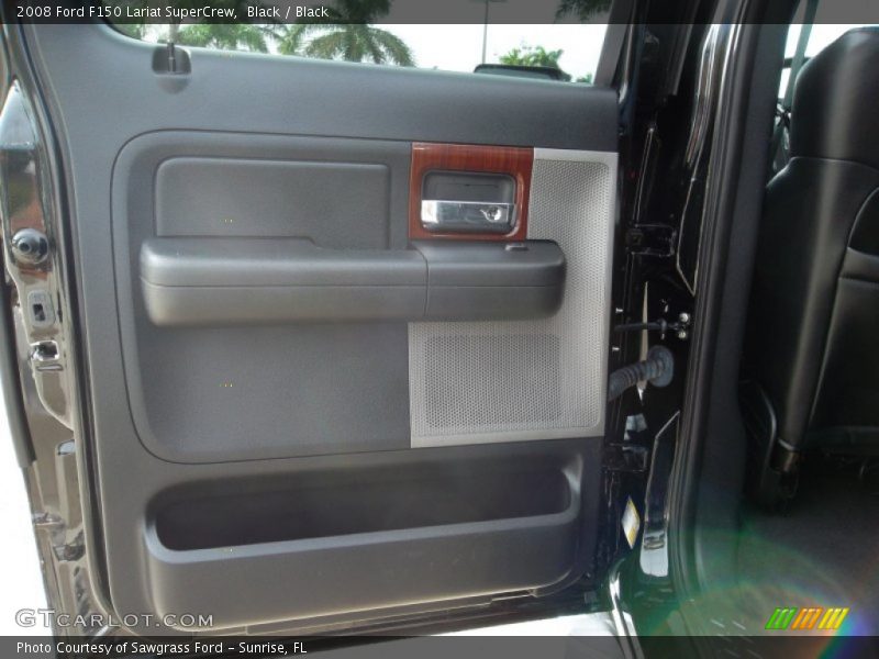 Black / Black 2008 Ford F150 Lariat SuperCrew