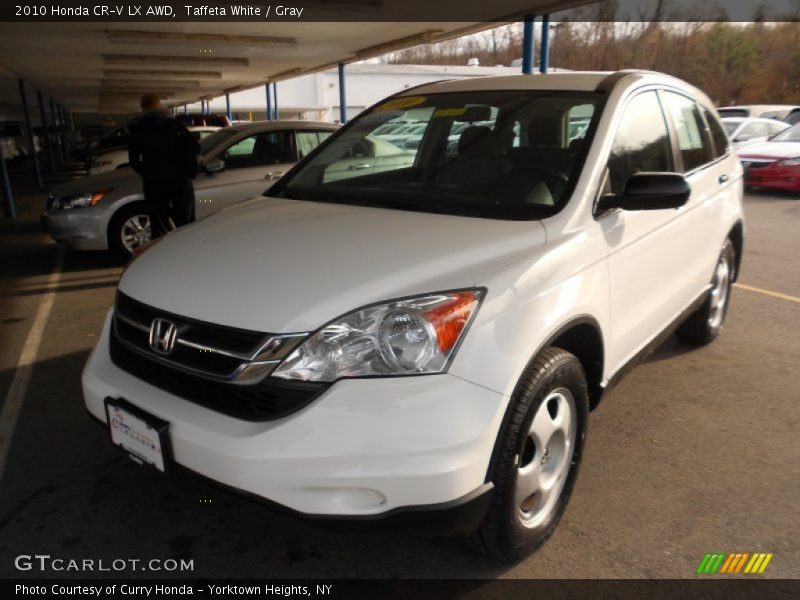 Taffeta White / Gray 2010 Honda CR-V LX AWD