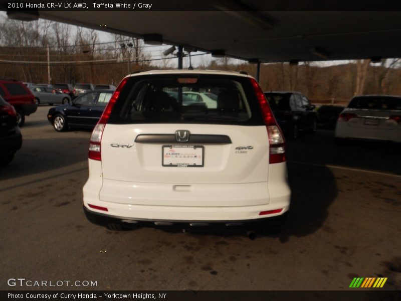 Taffeta White / Gray 2010 Honda CR-V LX AWD