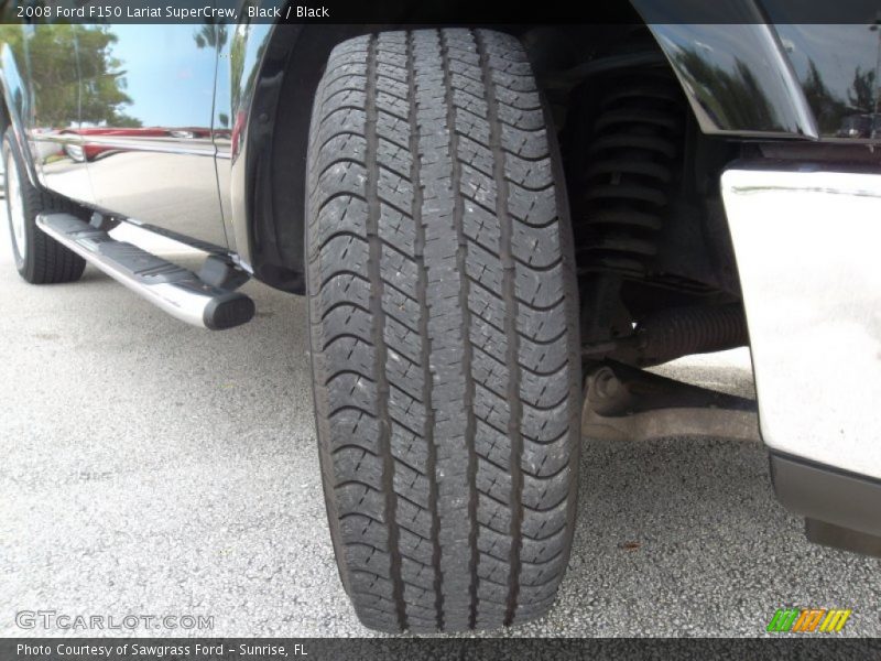 Black / Black 2008 Ford F150 Lariat SuperCrew