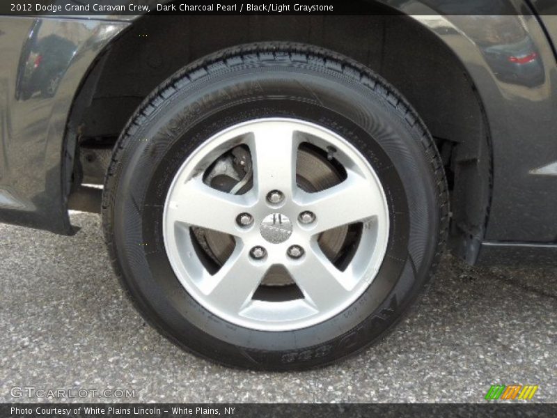 Dark Charcoal Pearl / Black/Light Graystone 2012 Dodge Grand Caravan Crew