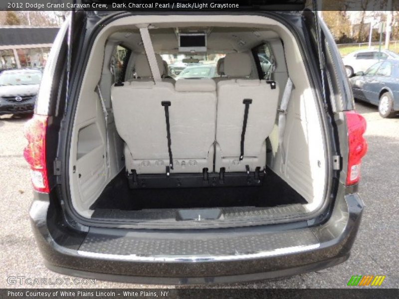 Dark Charcoal Pearl / Black/Light Graystone 2012 Dodge Grand Caravan Crew