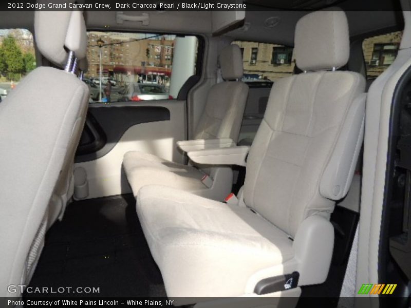 Dark Charcoal Pearl / Black/Light Graystone 2012 Dodge Grand Caravan Crew