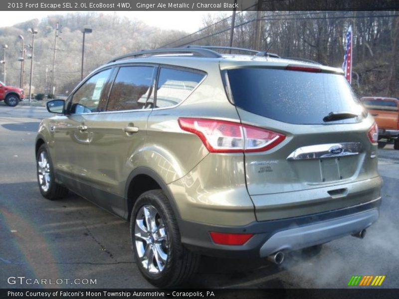 Ginger Ale Metallic / Charcoal Black 2013 Ford Escape SEL 2.0L EcoBoost 4WD