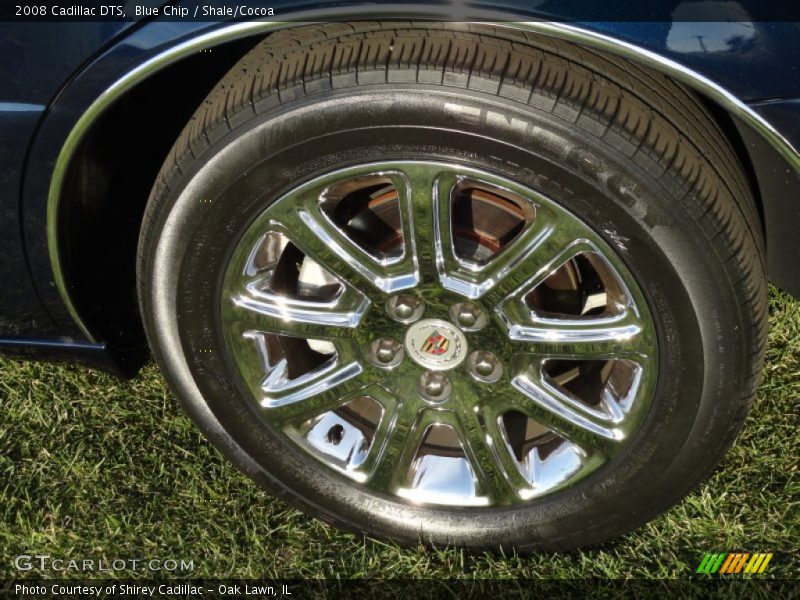 Blue Chip / Shale/Cocoa 2008 Cadillac DTS