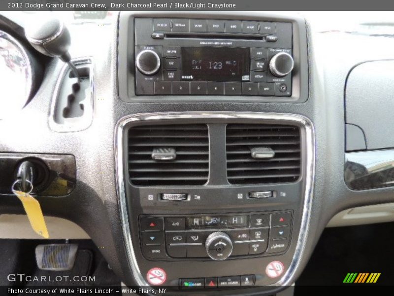 Dark Charcoal Pearl / Black/Light Graystone 2012 Dodge Grand Caravan Crew